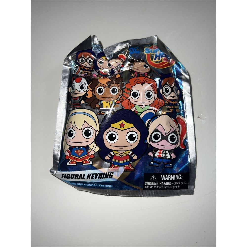 DC Super Hero Girls Figural Keyring Blind Bag Sealed